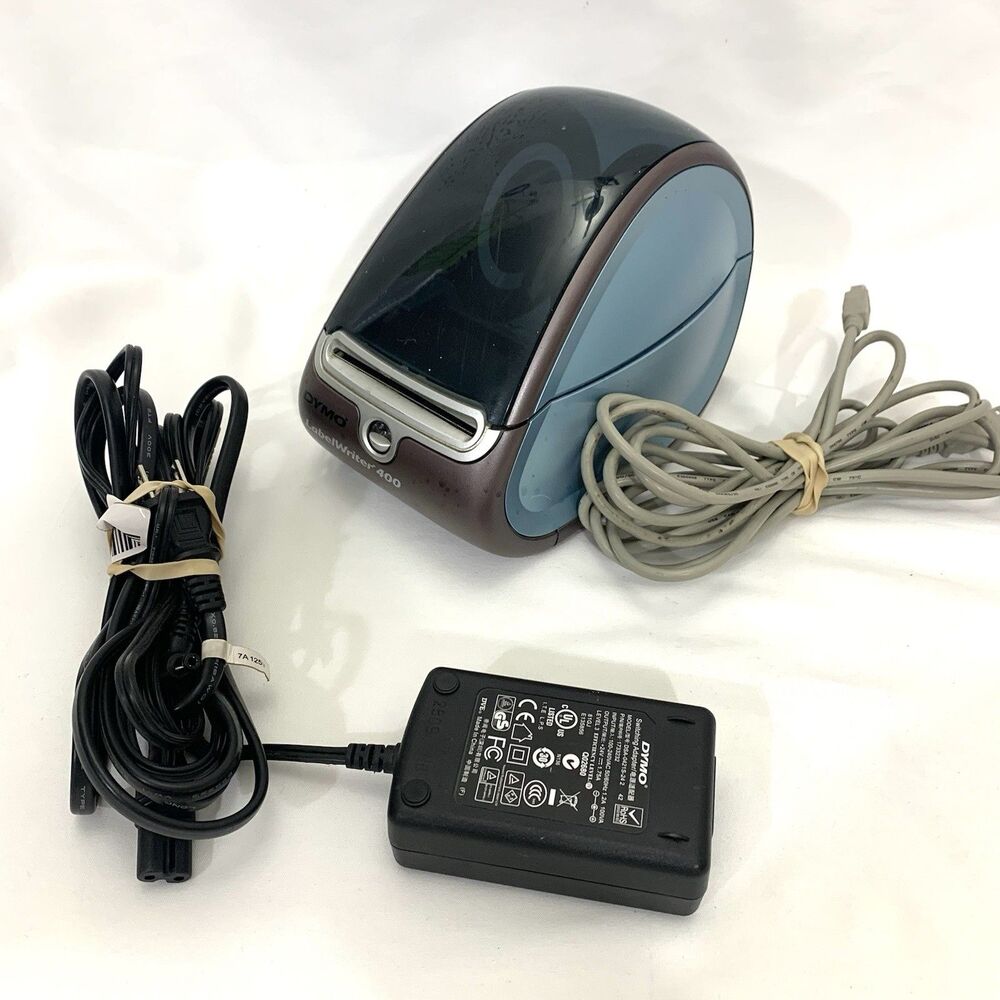 Dymo LabelWriter 400 Label Printer - Turns On - Power Supply - Spool
